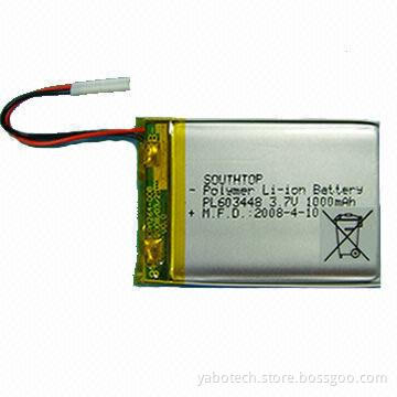 Capacity 1,200mAh Rechargeable 3.7V Li-Polymer Battery for Smartphone